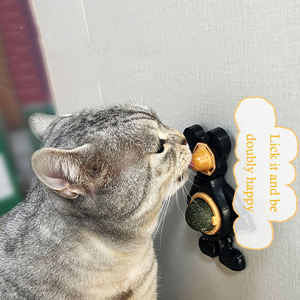 Venta caliente Nueva llegada Forma de ratón Ecológico Plástico Divertido Multifunción Bola de hierba gatera Caramelo Gato de dibujos animados Juguete para masticar - Product Image 1