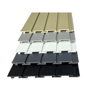 Nhiệm vụ nặng nề PVC nhà để xe slatwall Panels 4x8 feet phong cách công nghiệp rãnh Bảng điều khiển tường tấm ẩn ốc vít không thấm nước Tính năng - Product Image 4