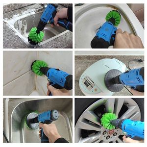 Khoan điện làm sạch bàn chải, khoan điện rửa bàn chải, cầm tay khoan điện Vòng đầu bàn chải - Product Image 6