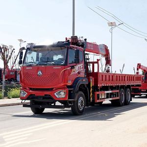Grúa Sinotruk Ho Wo 6x4 de 12T de Bajo Costo con Brazo de 4 Secciones para Elevación de Árboles en Jardinería y Paisajismo - Product Image 3