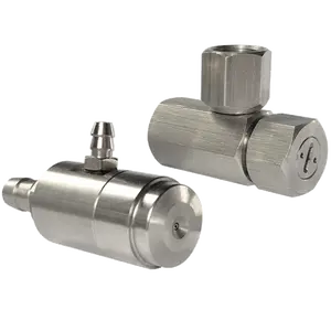 304 stainless steel adjustable Micro air atomization nozzle,Micro mist nozzle,Air Liquid atomizing Nozzle