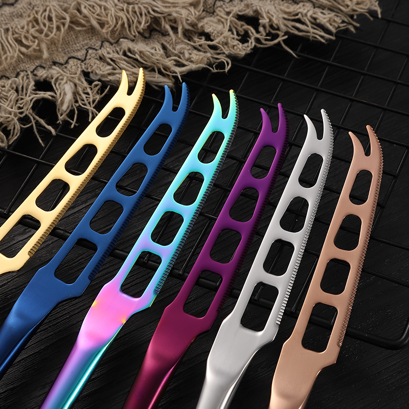 Высококачественные инструменты для резки сыра из нержавеющей стали 430, нож для резки масла, набор золотых ножей для сыра