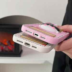 Nuova tendenza carino diamante 3D cartone animato Anime TPU custodia per <span class=keywords><strong>Apple</strong></span> per iPhone 7 8 Plus XR <span class=keywords><strong>11</strong></span> 16 17 Pro <span class=keywords><strong>Cover</strong></span> Max per ragazze - Product Image 6