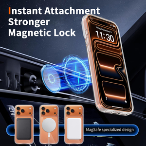 Trong kho iPhone 17 Pro Max trường hợp điện thoại từ trường hợp trong suốt rõ ràng điện thoại di động Trường hợp bền chống sốc điện thoại di động Trường hợp bìa - Product Image 5