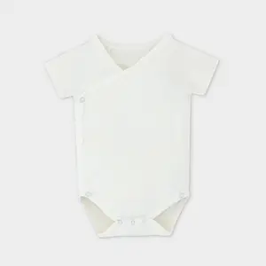 Hot Sale Sommer Bambus Bio-Baumwolle Baby kleidung Kurzarm Baby Bodysuit