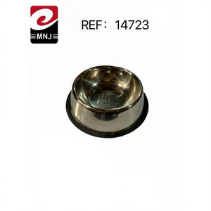 Mnj Stainless Steel Dog Bowl 18Cm Pet Feeding Dish For Dogs And Cats - Product Image 2