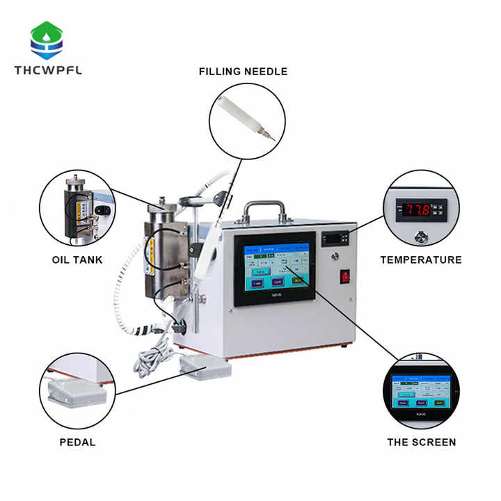 1ml 2ml 3ml 5ml Semi Automatic Heated thick Oil Filling Machine heated viscous oil Filling Machine Suppliers and Manufacturers