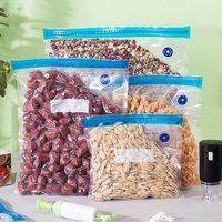 Sacs d'emballage sous vide imprimés en gros d'usine, adaptés aux légumes et aux vitrines réfrigérées. Réutilisable.