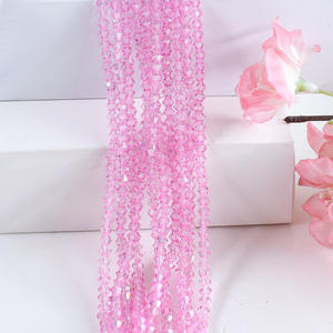 Cuentas de Vidrio Bicónicas de 3 mm, Color <span class=keywords><strong>AB</strong></span> Teñido, Cristal de Diamante, Cuentas Sueltas para Bisutería Hecha a Mano - Product Image 4