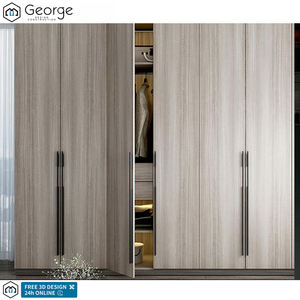 Meuble de chambre à coucher en bois personnalisé <span class=keywords><strong>Dressing</strong></span> Cabinet Dress <span class=keywords><strong>Armoire</strong></span> avec charnières de porte Garderobe Placard et <span class=keywords><strong>armoire</strong></span> pour salle familiale - Product Image 3