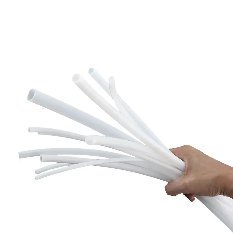 High Temperature Resistant PTFE Non Shrinkable Insulation Tube Protection Sleeves