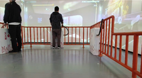 Simulateur d'extincteur multi-points 3D VR, projection interactive murale pour l'éducation des enfants, projection à commande à distance