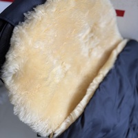 Haute densité en peau de mouton laine bébé sac de couchage bébé marcheur landau doublure australien OEKO-TEX peau de mouton bébé chancelière