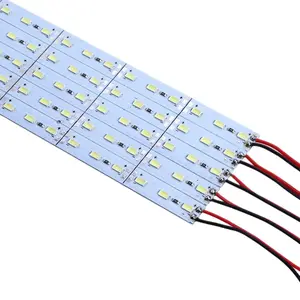 Lampu Setrip Keras 144 Kecerahan Tinggi 12V 5730 Baris Ganda 24 Volt Lampu Manik Rak Kabinet Pajangan Led Strip Lampu Keras