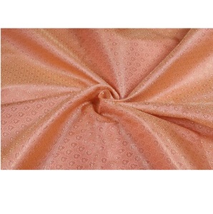 Tela de Brocado Poliéster Brillante de Moda con Motivo Floral Abstracto, Transpirable, Ecológica y Ligera para Vestidos Étnicos de Niñas, Costura y Manualidades - Product Image 1