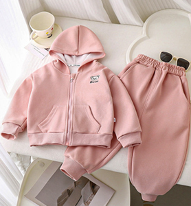 Automne 2025 – Nouvel ensemble décontracté et élégant pour enfants : Cardigan zippé respirant pour garçons et sweat à capuche pour filles - Product Image 6