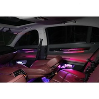 Lámpara de Ambiente para BMW Serie 7 F01 F02, Actualización de Iluminación Interior de Coche, Luz Ambiental Estilo Galaxia