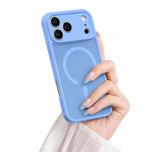 Funda Protectora Magnética Mate para <span class=keywords><strong>iPhone</strong></span> 17 16 15 Pro Max, Carga Inalámbrica, Ligera, Fundas <span class=keywords><strong>Carcasa</strong></span> - Product Image 1