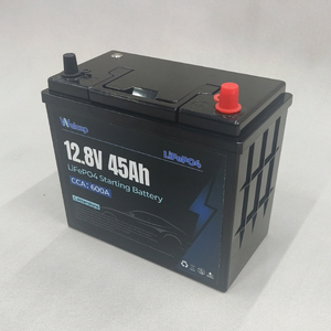 Bateria de Partida 12V 45Ah com Indicador de Carga Integrado, 600CCA, LFP, Compatível com ROHS - Estoque Disponível - Product Image 1