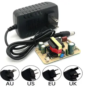 EU US UK AU Carregador de Parede 12V 0.5A 1A 2A 3A 4A 5A 6A LED CCTV Fonte de Alimentação AC DC Adaptador de Alimentação