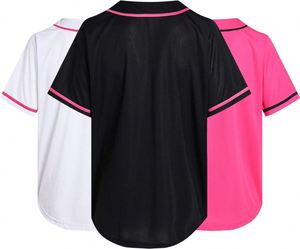 Wholesale High Quality Button Blank Breathable Quick Dry Sublimated Custom Logo Softball <b>Baseball</b> Jersey - Product Image 5