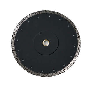 ใบเลื่อยตัดกระเบื้องเพชรเหล็กบางพิเศษ แบบวงแหวนเทอร์โบ สำหรับงานอุตสาหกรรม OEM ตัดกระเบื้องพอร์ซเลนและหิน หนา 0.014 นิ้ว รับประกัน 1 ปี - Product Image 2