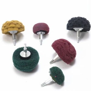 Non Woven Abrasive Hand Pad Mushroom Shape Wheel Nylon <strong>Buffing</strong> Wheel Scouring Pad for Polishing Metal - Product Image 1