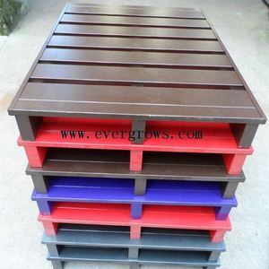 2 vías carretilla elevadora entrada metal apilamiento plataforma de acero para uso de la logística - Product Image 5