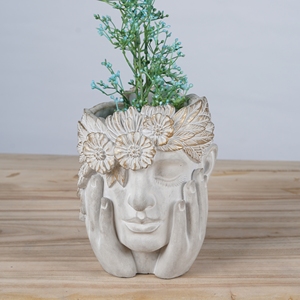 Lianda fatta a mano in cemento venere statua piantatrice oro creativo Design decorazione per <span class=keywords><strong>la</strong></span> casa arte scultura pacchetto all'ingrosso - Product Image 3