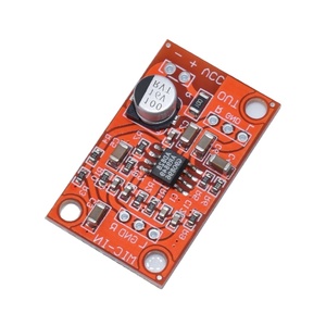New DC 3.8V-15V AD828 Stereo Dynamic Microphone Preamplifier Board <b>MIC</b> Preamp Module Amplifier Board 3.8V-15V AD828 - Product Image 3