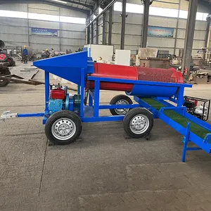 5T- 10T Mobiele Mini Gold Rotary Scrubber Prijs Voor Ghana