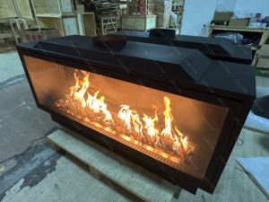 CRUISE Custom domestico In-Wall moderno lineare <span class=keywords><strong>a</strong></span> Gas naturale/propano <span class=keywords><strong>gpl</strong></span> riscaldamento intelligente senza cornice camino <span class=keywords><strong>a</strong></span> Gas ecologico invernale - Product Image 3