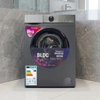 Nueva Lavadora de Carga Frontal Totalmente Automática de 8 kg, Motor Inverter con Control Táctil LED, Ideal para Uso en Hogares, Hoteles y Apartamentos