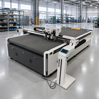 Machine de découpe numérique CNC à couteau oscillant série TC pour carton et boîtes en carton, avec caméra CCD de positionnement