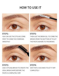 Créez votre propre gel à sourcils pour lamination, imperméable, longue tenue, gel fixateur pour sourcils, marque privée, gel à sourcils transparent - Product Image 4
