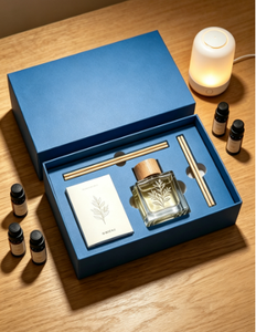 Luxury Reed Diffuser Gift <b>Box</b> <b>Set</b>, Home Fragrance Aromatherapy Gift Kit, Custom Rigid Paper Gift <b>Box</b> - Product Image 6