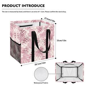 ビーチシェルアイランドハワイカスタム高品質食料品ポケットバッグ夏のパターン折りたたみ可能ビーチバッグカスタムロゴ - Product Image 3