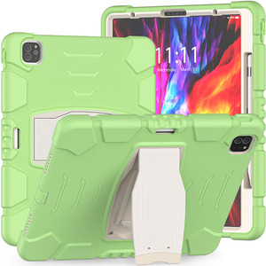 Fundas con soporte de 12,9 "para <span class=keywords><strong>iPad</strong></span> Pro 12,9 2018 2022/<span class=keywords><strong>Air</strong></span> 13 2025, funda de silicona resistente para parachoques, <span class=keywords><strong>carcasa</strong></span> protectora - Product Image 1