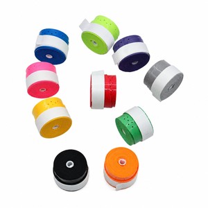 Lot <span class=keywords><strong>de</strong></span> 60 pièces/baril – Bande <span class=keywords><strong>de</strong></span> grip perforée multicolore pour pickleball, haute adhérence, anti-transpiration, en PU, pour entraînement et tournois - Product Image 5