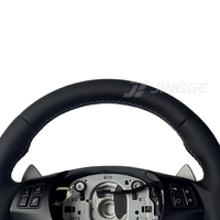 Volant de voiture en cuir avec palettes de changement de vitesse style LCI pour BMW E92 M3 X5 E70 E71 X1 E84 E91 E72 E93 M5 E90 X3 – Amélioration et rétrofit