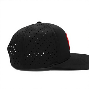 Casquette de camionneur respirante à 6 panneaux découpée au laser et perforée avec broderie personnalisée pour vêtements décontractés pour adultes, fabriquée en usine au Vietnam - Product Image 3