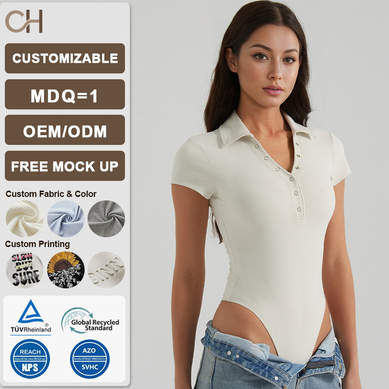 New Style Cross-border European-American Quick-drying Yoga Regular-fit Fitness Polo Collar Short-sleeve Top with Ventilation