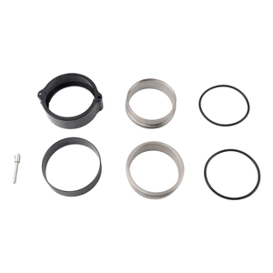 Collier de serrage universel à dégagement rapide V-Band pour échappement en acier inoxydable/titane anti-fuite pour intercooler et downpipe KG03-300-BK-T - Product Image 5
