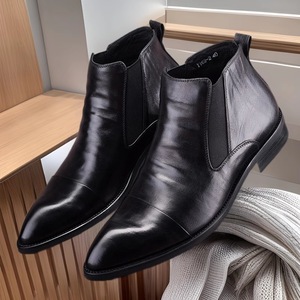 Zapatos de Vestir Formales de Negocios para Hombre, Hechos a Mano, de Alta Gama, con Punta en Pico, Personalizados, 2026 - Product Image 3