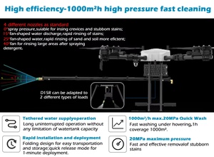 Dron <span class=keywords><strong>de</strong></span> limpieza <span class=keywords><strong>de</strong></span> ventanas con sistema <span class=keywords><strong>de</strong></span> tuberías para obstáculos, limpieza automática segura para edificios, lavado súper ecológico con <span class=keywords><strong>agua</strong></span>, limpieza automática - Product Image 6