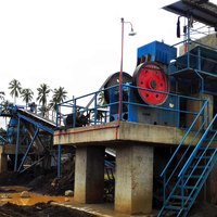 Installation complète de concassage et de criblage 150T/H pour l'extraction de roches dures et la transformation d'agrégats
