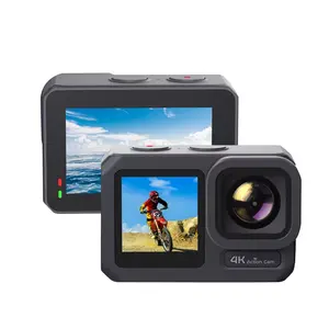 กล้องดิจิตอล GO Pro Sport หน้าจอสัมผัส8K HD Video 64MP ภาพถ่ายกล้องกันน้ำ WIFI Action Camera 6K