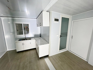 Mở rộng container nhà prefab nhà 2 3 4 phòng ngủ bánh sandwich Panel cấu trúc 20ft 30ft 40ft Modular đôi-cánh - Product Image 2