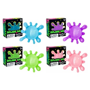 <span class=keywords><strong>Pelota</strong></span> Antiestrés de Plástico Personalizada, Elástica y de Ascenso Lento, Juguete Sensorial Translúcido con Forma de Gota de Agua, Regalo para Niños de 2 a 4 Años - Product Image 1