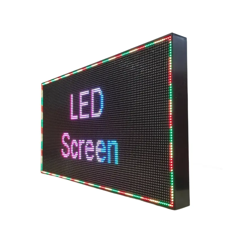 Programmable P10 LED Signs Full Color Scrolling Led Display High Brightness indoor LED Advertising Display Board